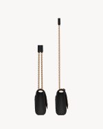 Ysl Envelope Medium in Quilted Grain De Poudre Embossed Leather - Image 4